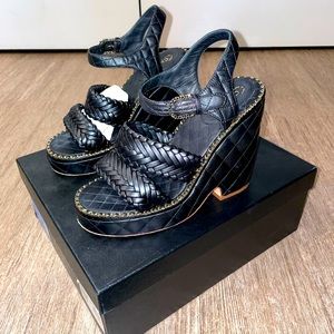 Authentic Chanel Wedge Sandal